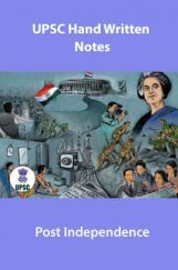 UPSC Hand Written Notes Post Independence UPSC Hand Written Notes Post Independence